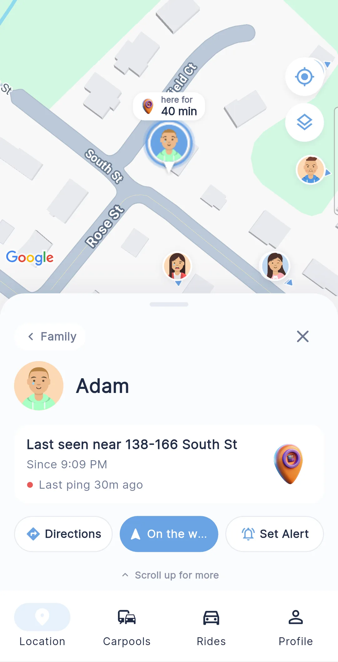 Wenlo On My Way pickup alert with live driver ETA